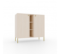 Komód 2D 3P Tili Bézs homok+ Bézs homok