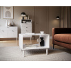 Dullum 60 Coffee Table White Biały 60x45 Not applicable