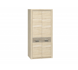 CASTEL 01 sonoma jasna/MDF sonoma trufel - szafa