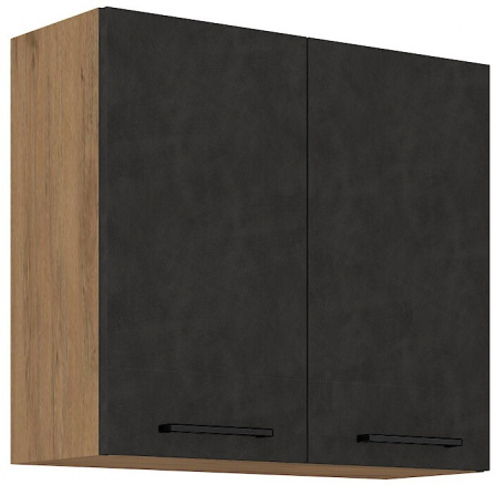 Horní skřínka VEGAS - 80 G-72 2F, Dub Lancelot / Matera