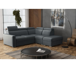 Sedací souprava Petrit IX pravá Paros tmavě šedá