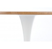 Étkezőasztal STING, Természetes/Fehér
