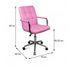 FOTEL OBROTOWY Q-022 CZARNY