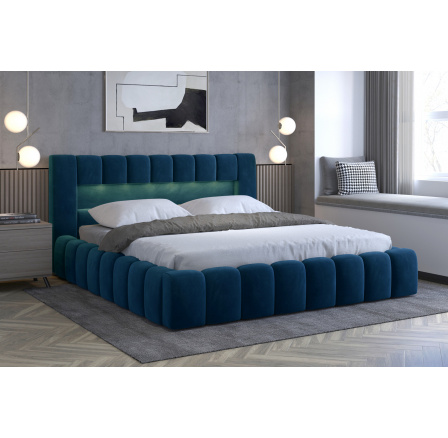 Łoże Lamica 140x200 + Stelaż met./pod.gaz./kontener Monolith 77 2