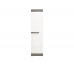 BLANCO 03 sosna śnieżna/MDF new grey - regał