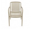 Zahradní židle plast, béžová, CT-X7029 CAP