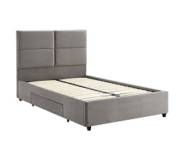 Kárpitozott ágy 120x200 szürke LT3-FXJG