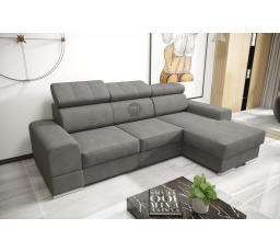NAROŻNIK ROYAL MINI 260×160 - prawa , Odcienie szarości