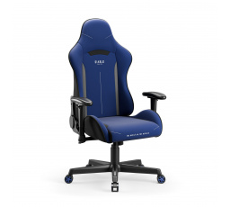 Sötétkék szövet gamer szék Starter