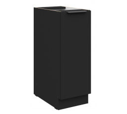 Dolní skřínka SIENA - 30 D CARGO BB, Černá mat/Černá mat