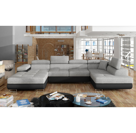 Sedací souprava ve tvaru U RODRIGO, pravá Sawana 21/Soft 11