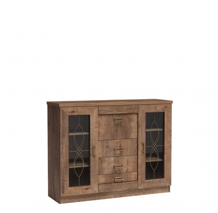 Tadeusz T14 Vitrin Lefkas Tölgy