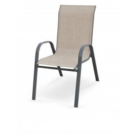 MOSLER kerti szék, sötétszürke