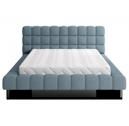 Bed Magentta + metal frame/ gas lift / bedding box 140x200 Jaffray 40 1