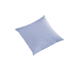 Povlak saténový proužek  45x60cm modrý