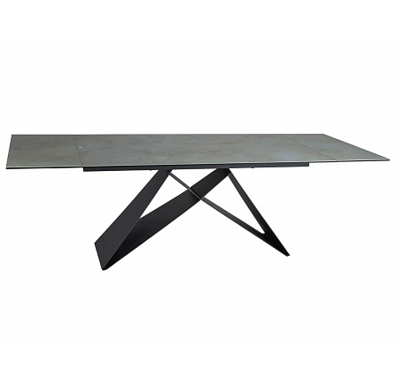 WESTIN CERAMIC étkezőasztal, Ossido Verde Türkiz matt/Fekete matt