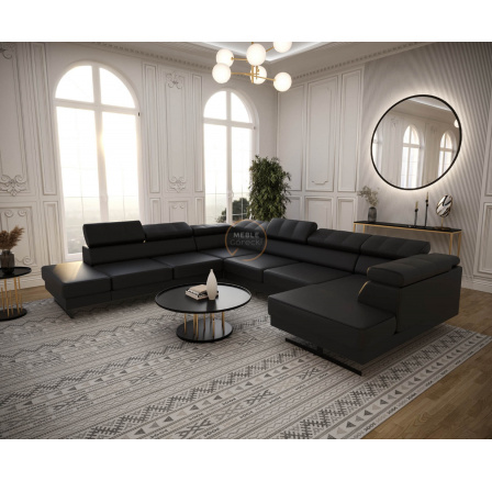 NAROŻNIK EMPORIO MAX II 300X350X180 - lewa , Odcienie zieleni
