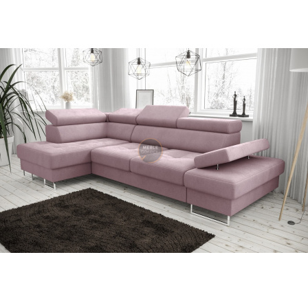 NAROŻNIK GALAXY MINI 170x280 - Odcienie fioletu , lewa NAROŻNIK GALAXY MINI 170x280 - Odcienie fioletu , lewa