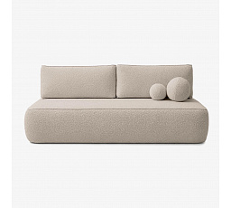 Sofa Rozkładana ARVETO Beżowa Boucle