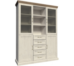 ROYAL W2D vitrin, Északi fenyő + Vad tölgy