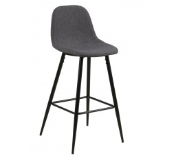 Wilma bárszék, magas, sötétszürke / fekete