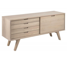 A-line komód fehérített tölgy