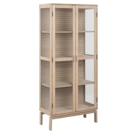 Linley vitrin fehérített tölgy