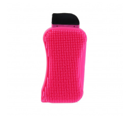 Rózsaszín szilikon szivacsos kaparó