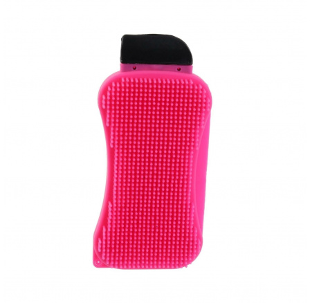 Rózsaszín szilikon szivacsos kaparó