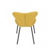 Jídelní židle, žlutá, látka, CT-S8010 YEL2