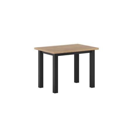 Arany tölgy/ fekete asztal 70x100 MONTE