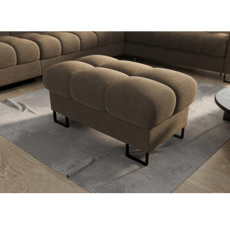 PUFA ASPEN 100x55 CM - Odcienie brązowego