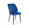 Étkezőszék K-432, kék bársony