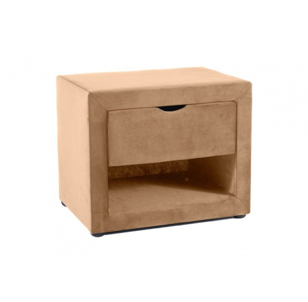 SZAFKA NOCNA ET-001 VELVET BEŻ BLUVEL 28 SZAFKA NOCNA ET-001 VELVET BEŻ BLUVEL 28