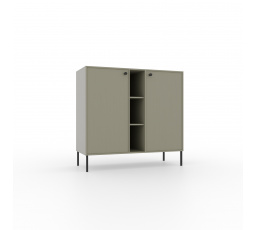 Komód 2D 3P Tili Eukaliptusz+Eukaliptusz