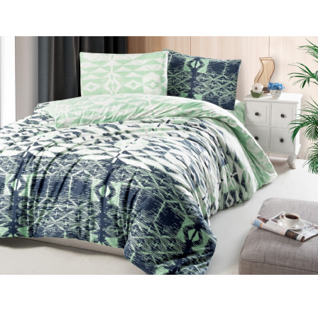 Krepový povlak na polštář Nemo green 50x50