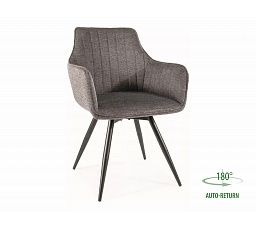 Forgó étkezőszék BALLO, Brego Sötétszürke 18/Fekete