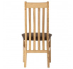 Jídelní židle, přírodní, masiv, C-2100 BR2