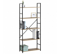 Regál, mdf, hnědá, GD-225 OAK