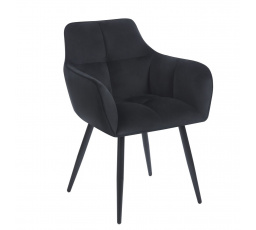 ELŐVÉTEL -15% 30-ig.09 ! Velvet szék fekete K40-FXJG