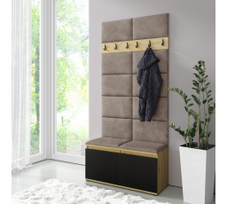 EMI 1 előszobafal, Trinity 05/Artisan + fekete