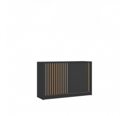 Komoda RONY 150, Dub wotan/Černá
