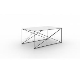 Dante Dohányzóasztal Fehér+Fehér Fényes