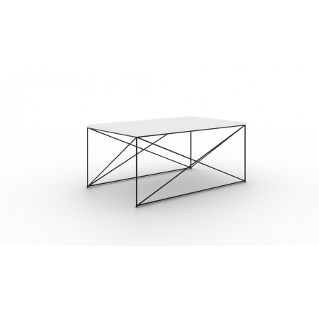 Dante Dohányzóasztal Fehér+Fehér Fényes