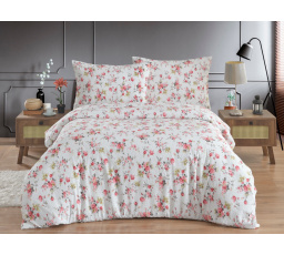 Povlečení francouzské krep 240x220, 70x90 Rosario red