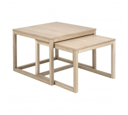 Cornus 2 darabos asztalkészlet fehérített tölgy