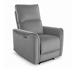 ELŐVÉTEL -15% 09-ig.10 ! Elektromosan állítható relaxációs fotel, szürke bársony FR9-FXJG