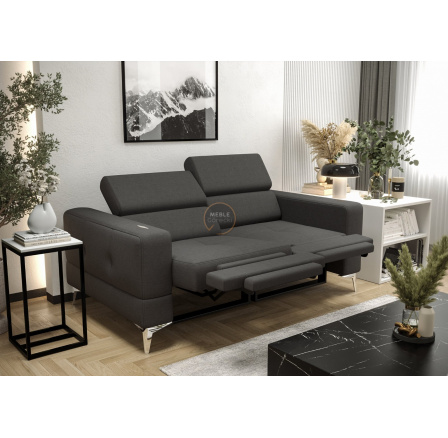 SOFA TOSCANIA II RELAX 185 CM - Odcienie szarości