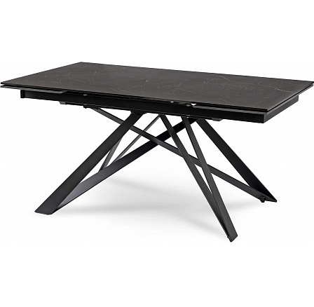 Stół MAXIME Ceramiczny Rozkładany 160-240 cm Czarny Marmur