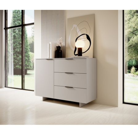 ALMA 1D3S komód, bézs